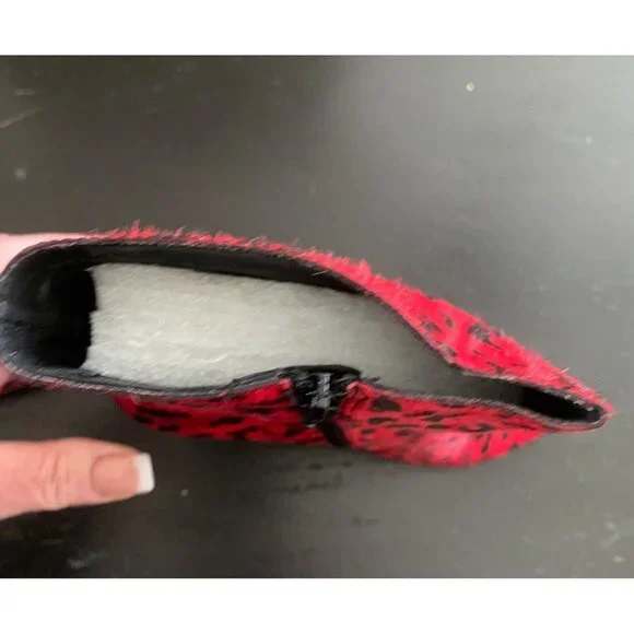 Jeffrey Campbell Temptation Stiletto Bootie's, Red Cheetah  11 Sexy Boots - Picture 8 of 16